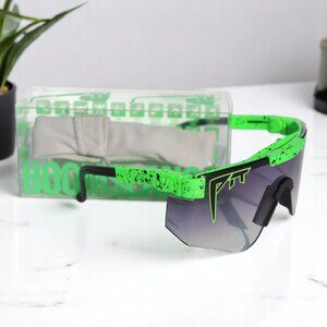 Pit Viper Boomslang Sunglasses Faded Lens Blocks 100% UVA & UVB Beach Sports NWT